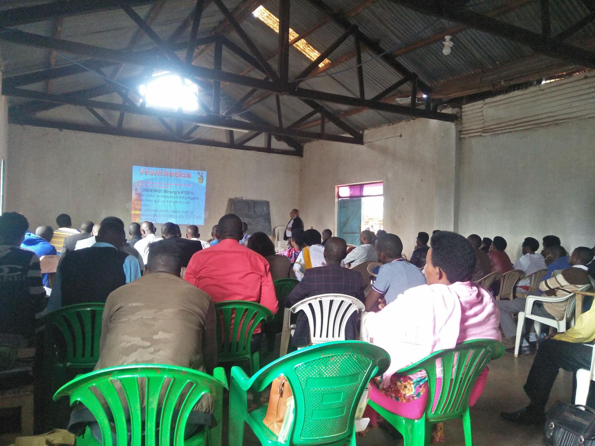 Pastors gather for Homiletics training — learning to preach the Word with clarity.