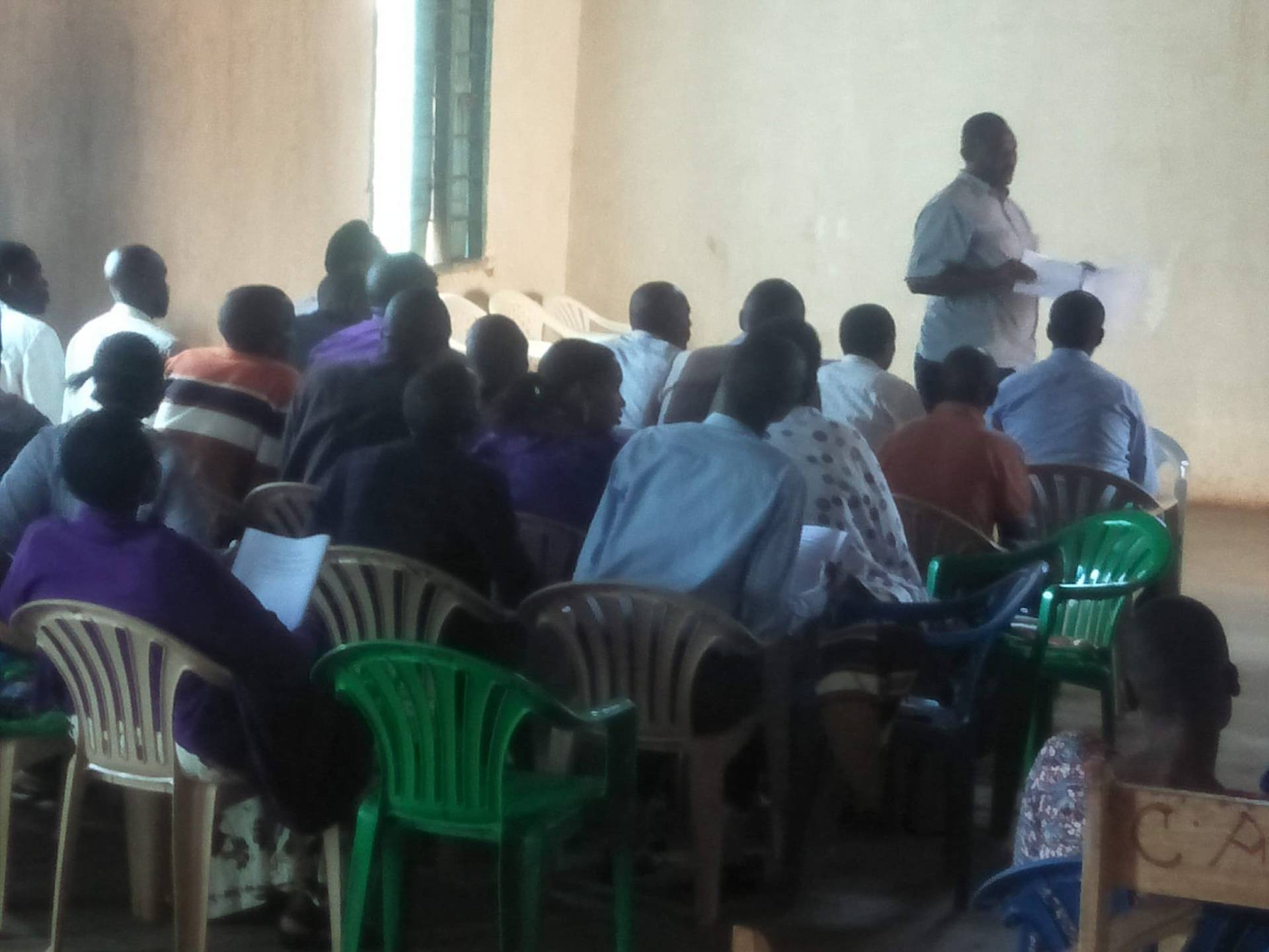 Leadership workshop in session — equipping shepherds across rural Tanzania.