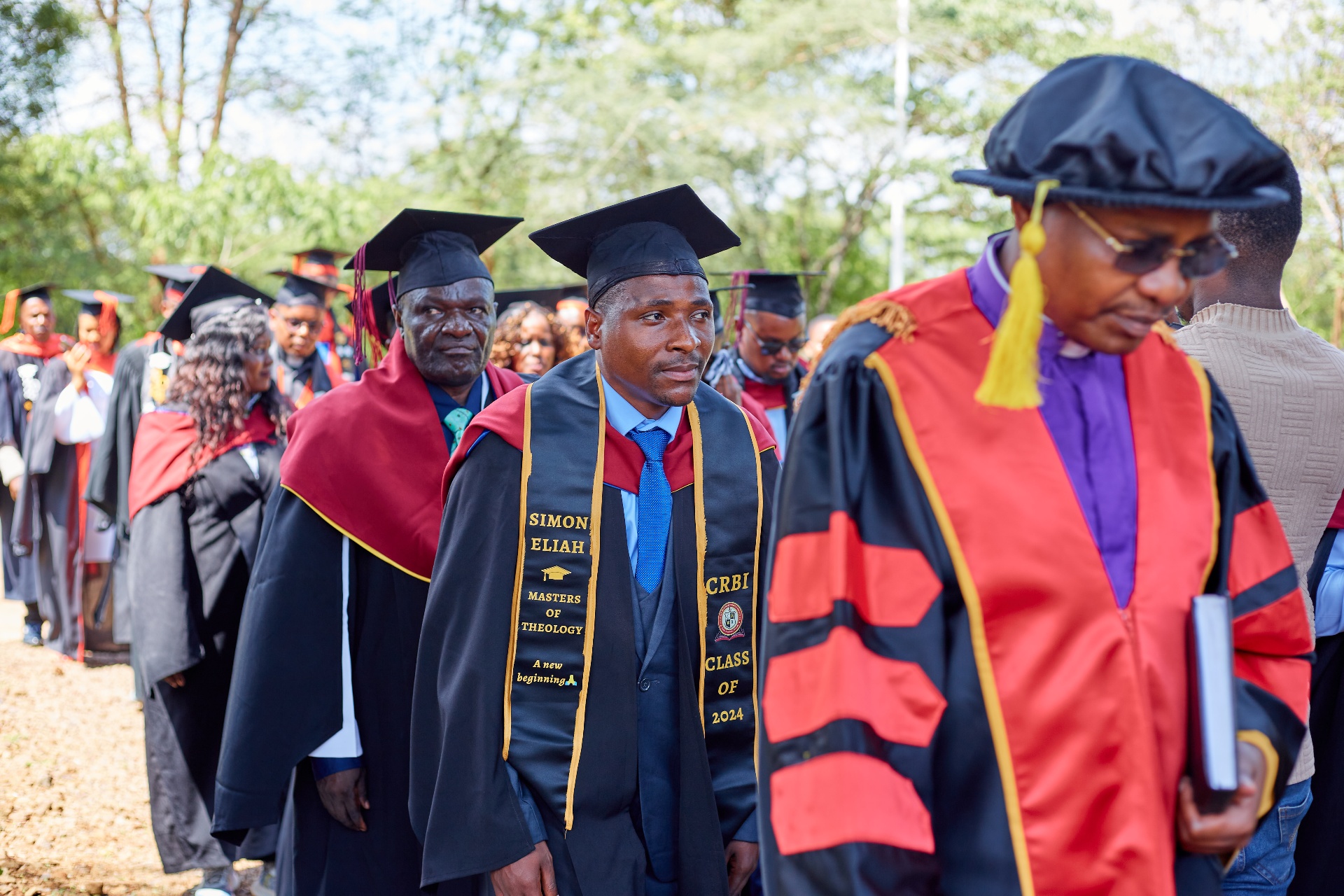 Processional of graduates and faculty